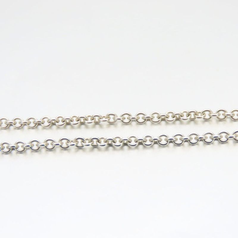 Tiffany & Co Necklace Signature Cross Silver 925 18K Yellow Gold Approx 8.0g