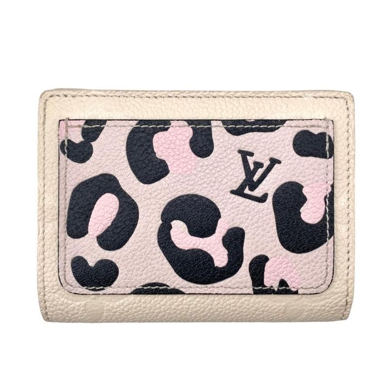 Louis Vuitton M80754 Portefeuille Cles a Wild at Heart Leopard Fold Compact