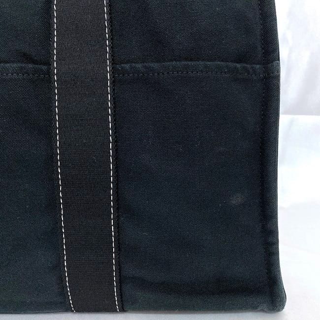 Hermes Deauville Tote MM Navy Black Ec20554