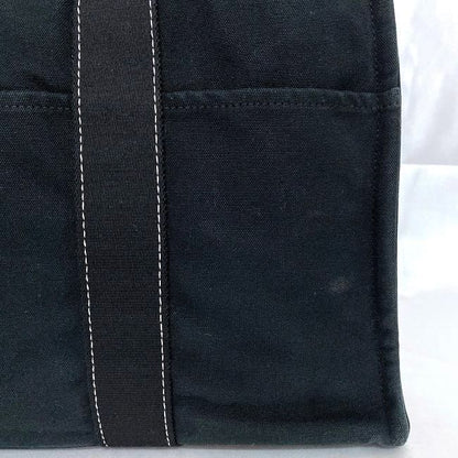 Hermes Deauville Tote MM Navy Black Ec20554