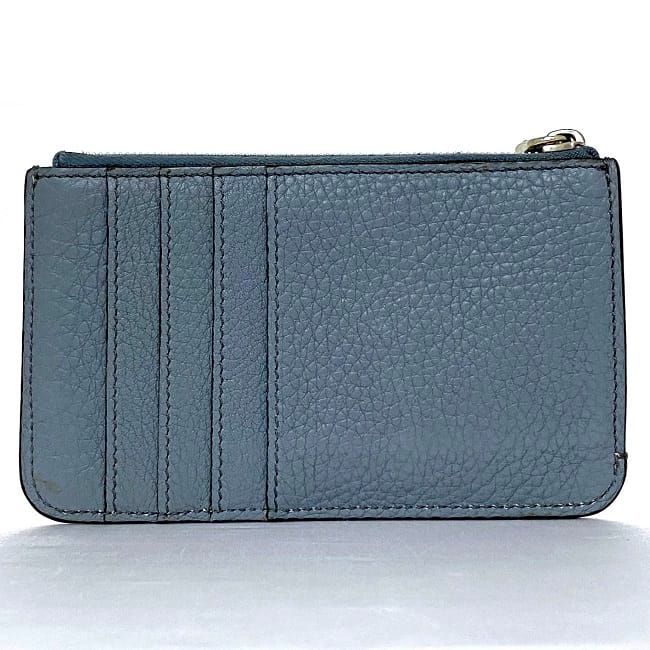 Fendi Key Case Coin Case Light Blue 8ap161 Excellent Condition