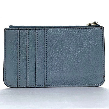 Fendi Key Case Coin Case Light Blue 8ap161 Excellent Condition