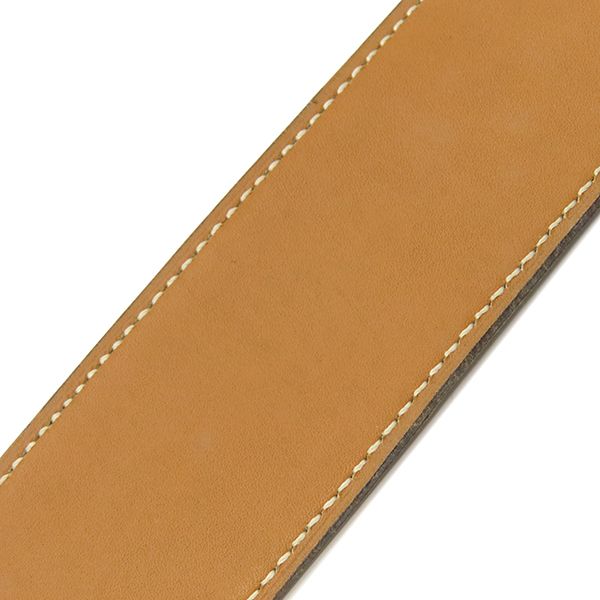 Hermes Belt Horse Buckle Box Calf Vogue River Black and Gold Hardware Reversible