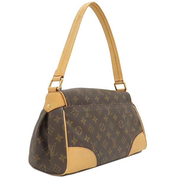 Louis Vuitton Handbag Beverly MM Monogram Canvas Monogram Gold Hardware Brown
