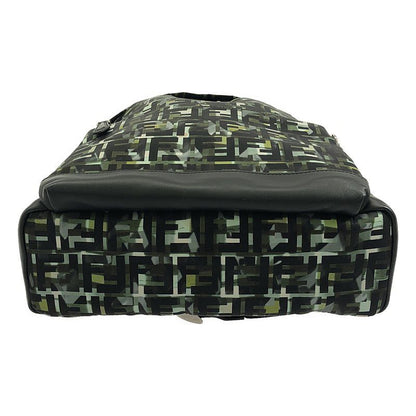 Fendi - Nylon Stamp Camouff Backpack - Nero+multi Silver - Men's