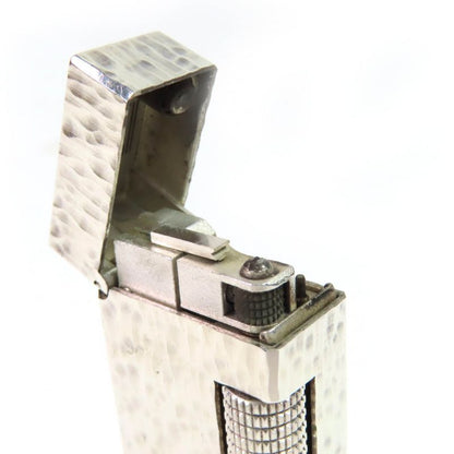 Gucci Square Roller Gas Lighter With All Over Pattern Smoking Goods Silver