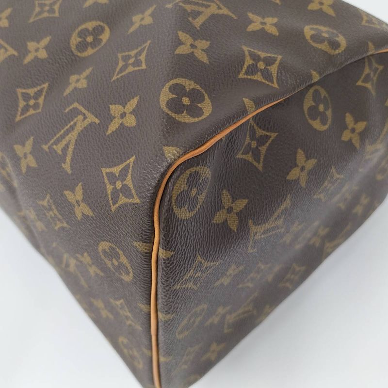 Louis Vuitton Speedy 35 Mini Boston Bag Monogram Brown M41524