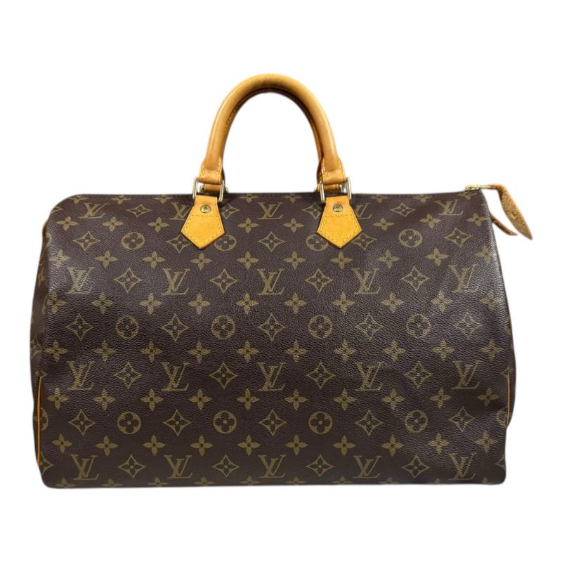 Louis Vuitton Speedy 40 Monogram Handbag Monogram Canvas M41522 Brown Women