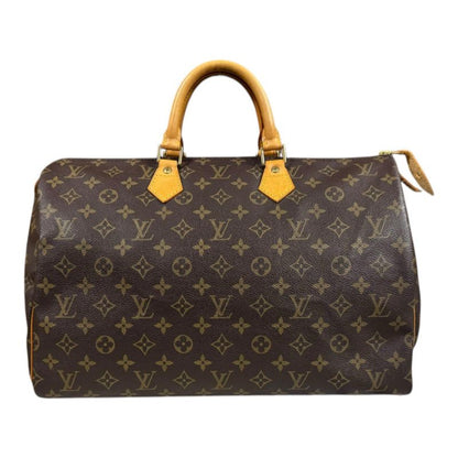 Louis Vuitton Speedy 40 Monogram Handbag Monogram Canvas M41522 Brown Women