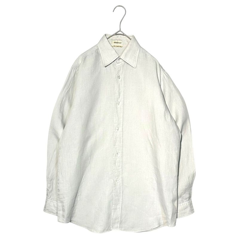 Hermes by Margiela Basic L S Linen Shirt Margiela Period Basic Long Sleeve