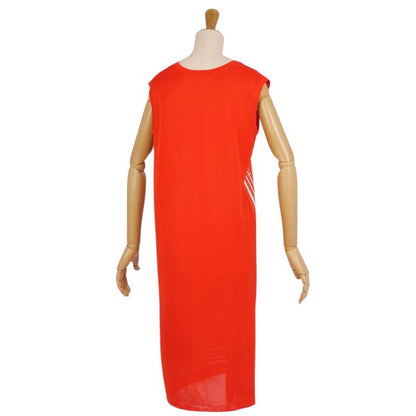 Hermes Dress Sleeveless Knit With Silk Transition