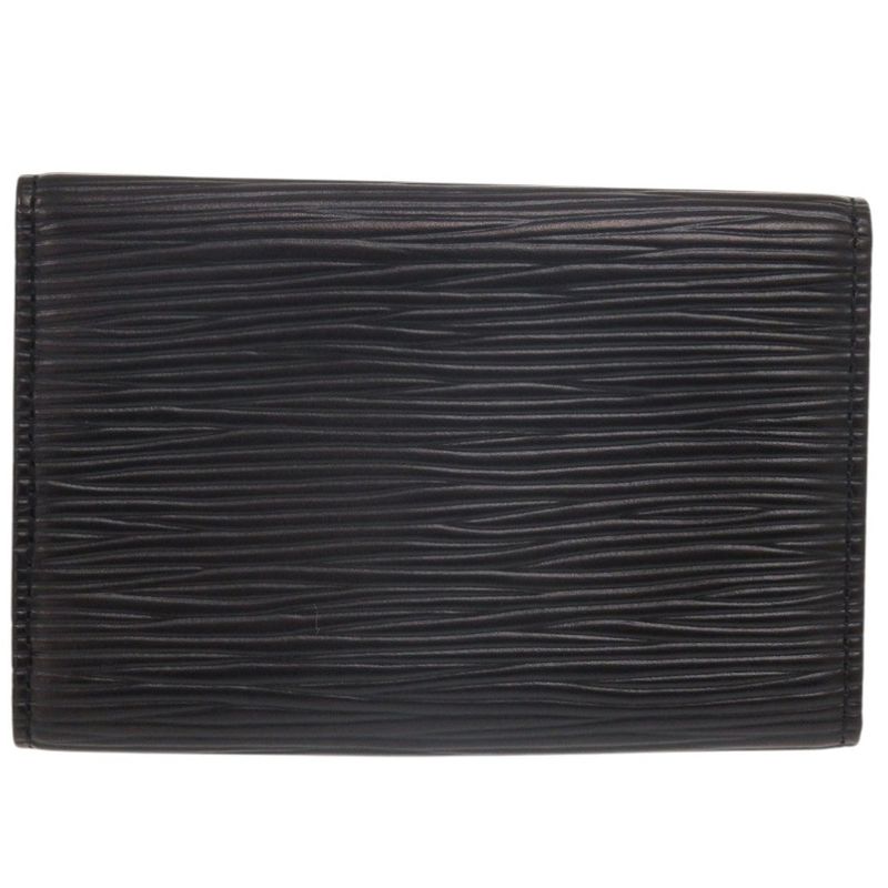 Louis Vuitton Multicles 6 Epi M63812 Epi Leather Black 6-rib Key Case Black LV