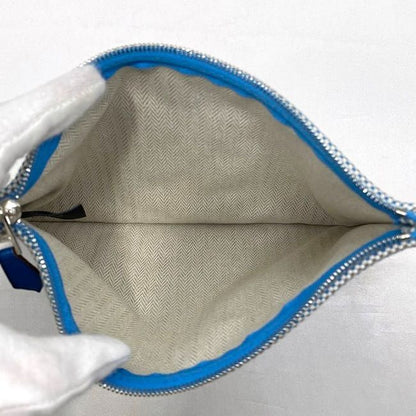 Hermes Pouch Faubourg Corner PM F22934 Light Blue