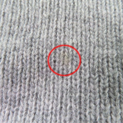 Prada 2021 P24m2h Virgin Wool Cashmere Blend Logo Design Long Sleeve Knit Top