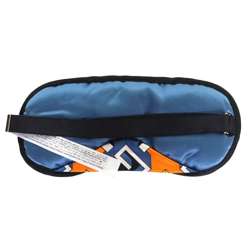 Gucci Silk Geometric G Travel Set Eye Mask Air Pillow Slippers 3-piece Set