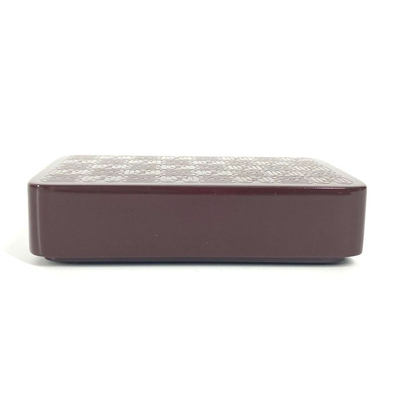 Hermes Small Bag Logo Lacquer Brown