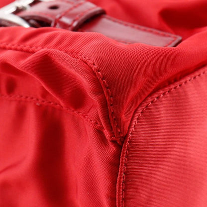 Prada VERA Sport Bz6677 Nylon Rosso Red Women's Backpack/daypack
