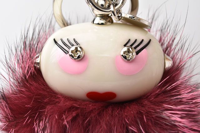 Unused Prada Key Ring Key Holder Key Trick Robot Purple Multi