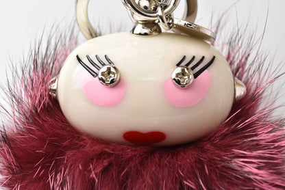 Unused Prada Key Ring Key Holder Key Trick Robot Purple Multi