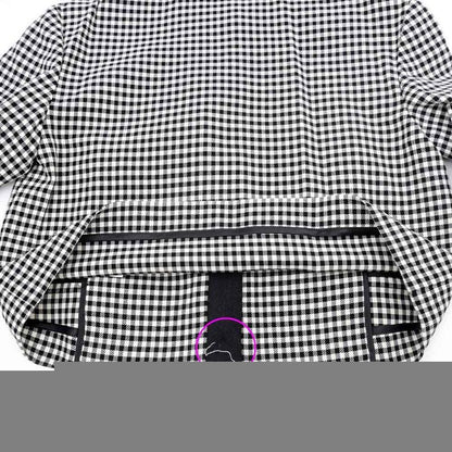 Gucci Tweed Jacket Size 40 White Navy Red 660820 Long Sleeve Women's