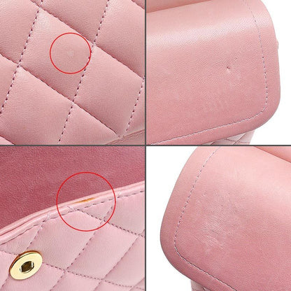 Chanel Matelasse 25 Chain Shoulder Bag In Lambskin Pink