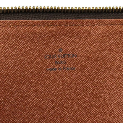 Louis Vuitton Clutch Bag Poche Documents Monogram Canvas Monogram Gold Hardware