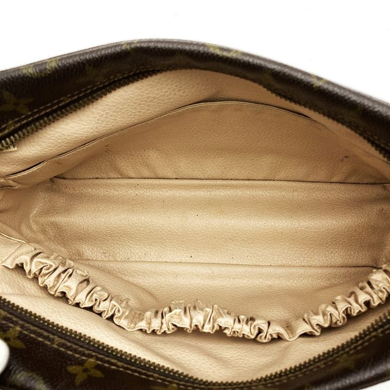 Louis Vuitton M47522 Trousse Toilette 28 Pouch Clutch Bag Brown Monogram Canvas