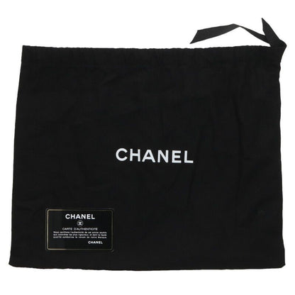 Chanel Lamb Skin Perforated Leather Shoulder Bag Women