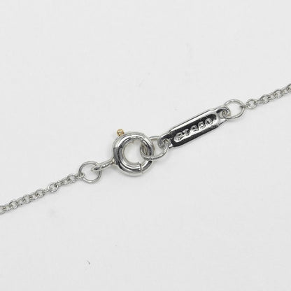 Tiffany & Co Small Cross Pt950platinum × Diamond Ladies 3.54g Necklace