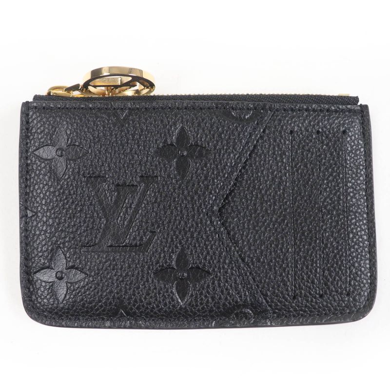 Louis Vuitton M81883 Card Case Porte Carte Romy Monogram Empreinte Noir Black