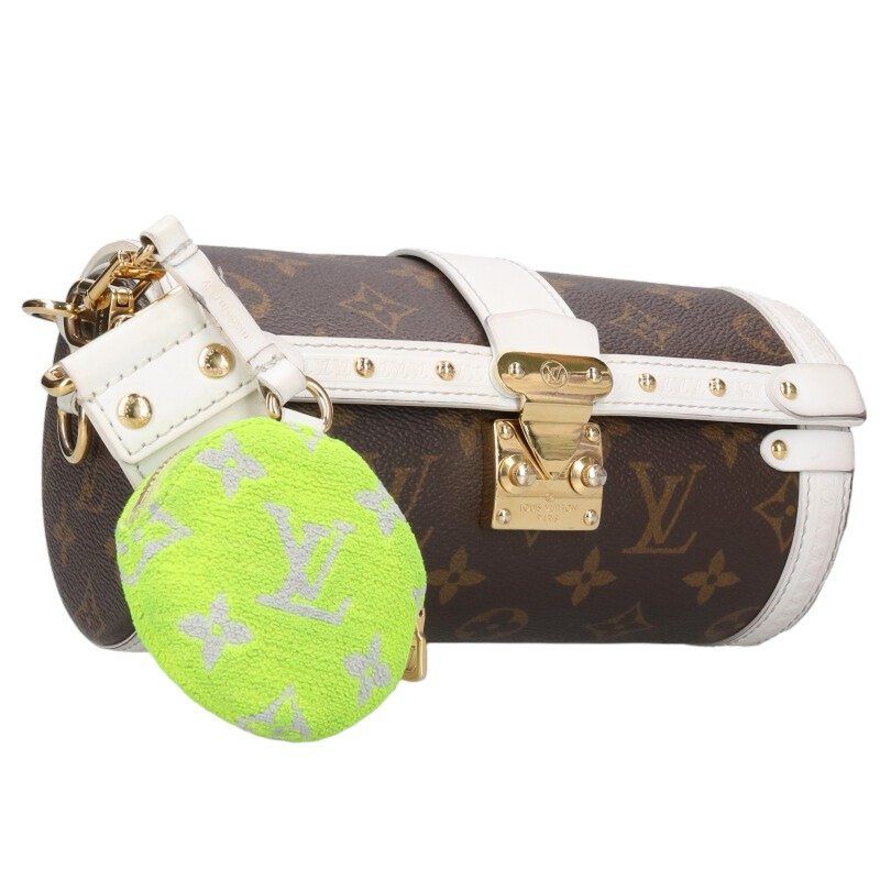 Louis Vuitton M81485 Papillon Trunk Monogram Leather Shoulder Bag Men's