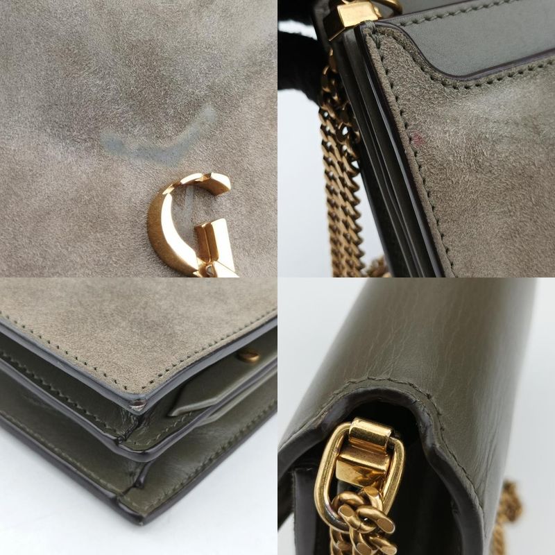 Yves Saint Laurentyves Saint Laurentcassandra Greenleather X Suede532750mal53275