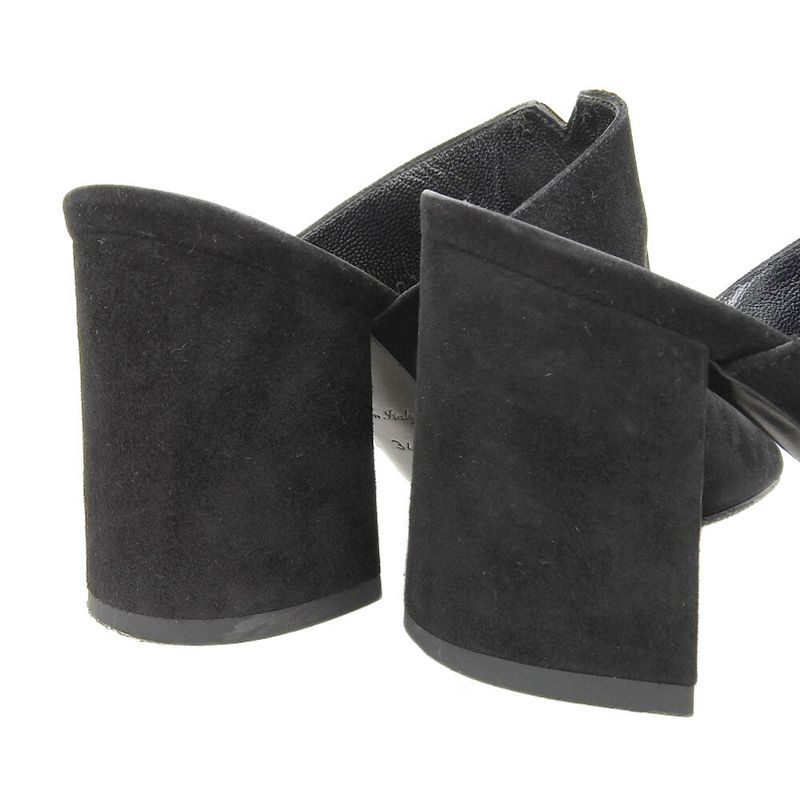 Louis Vuitton 2016 Item Essential V Suede Leather Open Toe Sabo Sandals Mules