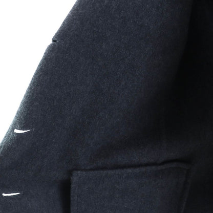 Hermes 100% Cashmere Margiela Period H Button Single Chester Coat Long Coat