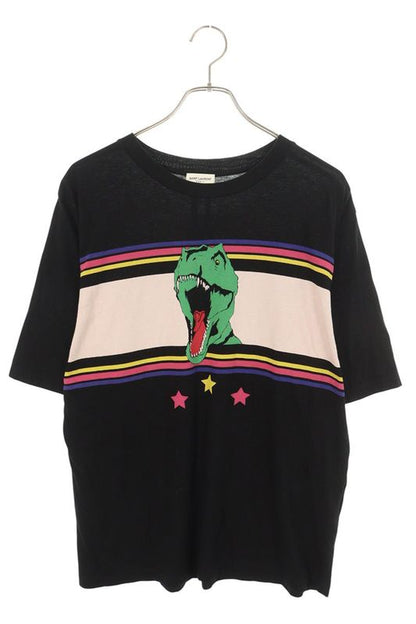 Saint Laurent Paris 17SS 454153 Yb1df Dinosaur Print T-shirt Men's XS