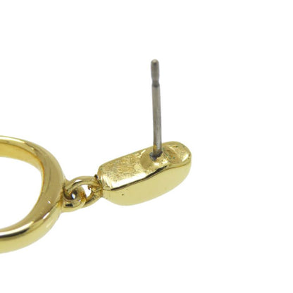 Christian DIOR CD Logo Earrings Metal Ladies
