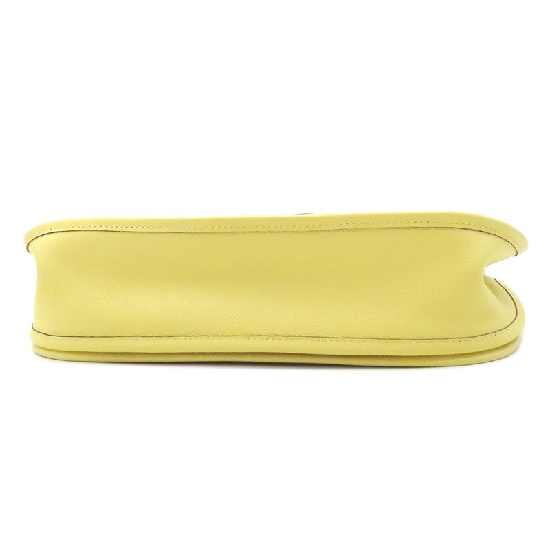 Hermes Shoulder Bag Evelyn 3 PM Vaux-Epson Joanne Pouss in Silver Hardware