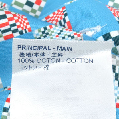 Louis Vuitton 21SS Distorted Damier 100% Cotton Total Pattern Open Collar