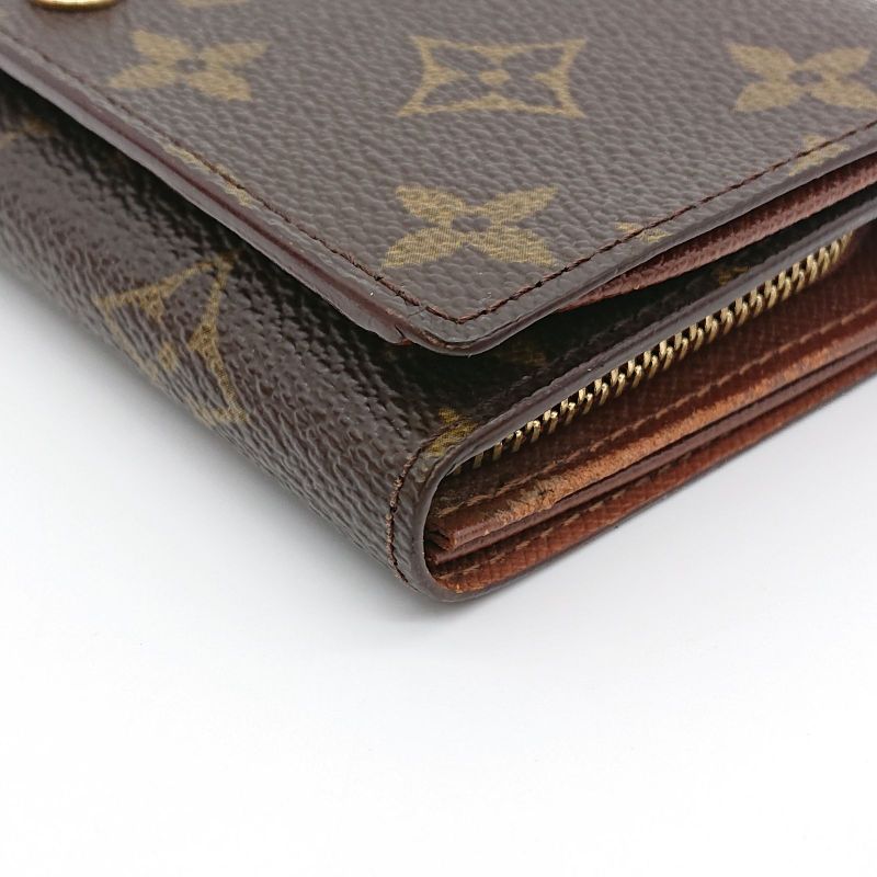 Louis Vuitton Mid-size Folded Wallet With Monogram Portmonnais Biers Trésor