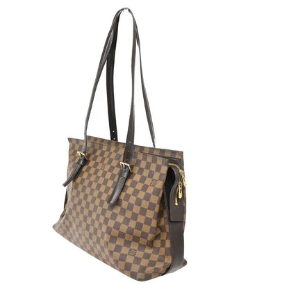 Louis Vuitton Shoulder Tote Bag Chelsea Damier Ebène N51119 16kb048