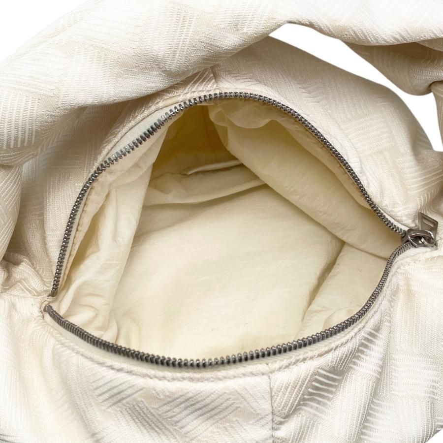 Bottega Veneta Handbag Double Knot 629635 Ivory White Silver Hardware Bottega
