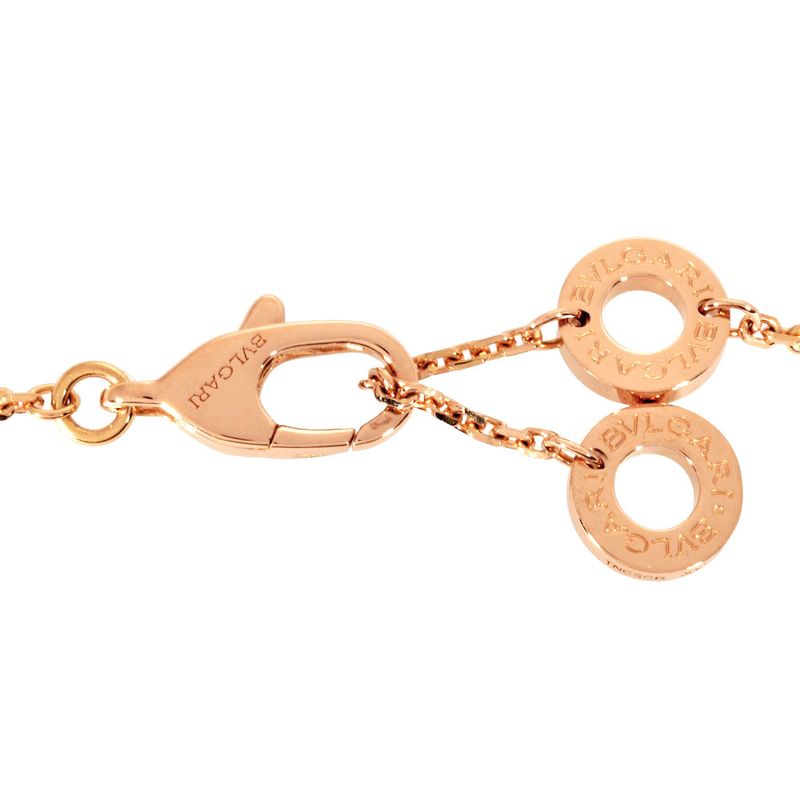 Bulgari Bvlgari DIVA Dream Necklace With Diamonds 351143 18K Pink Gold 73g