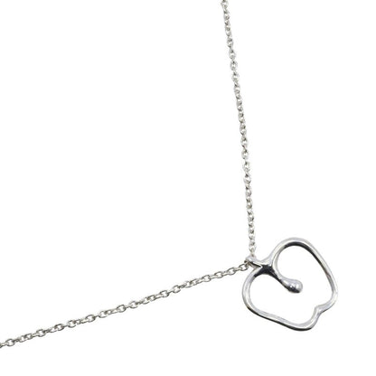 Tiffany & Co Apple Elsa Peretti 925 Silver Ladies 3.8g Necklace