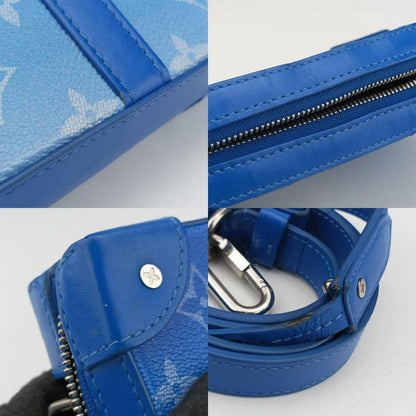 Louis Vuittonmonogram Claus Blue And White PVC Coated Canvas And Leather M45432