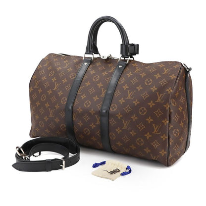 Louis Vuitton Monogram Macassar Keepall Bandouliere 45 2way Boston Shoulder Bag