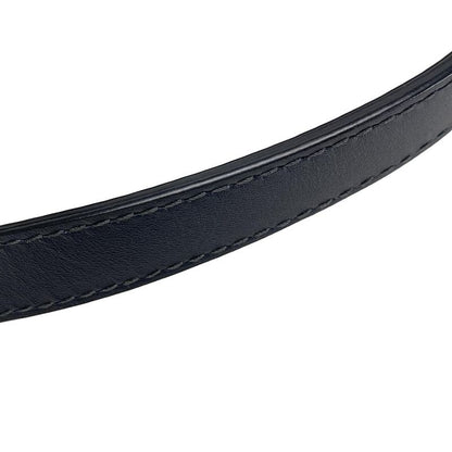 Dior/christian Dior Handbag Saddle Bagtrotter Navy And Ivory Mini Bag Leather