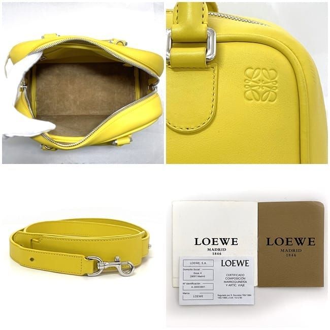 Loewe 2way Bag Amazona 75 F22917 Yellow