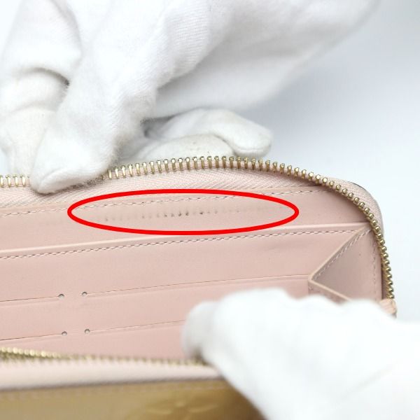 Louis Vuitton M90076 Vernis Round Zipper Zippy Wallet Long Wallet Louis Vuitton