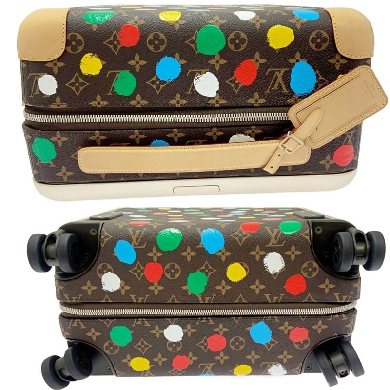 Louis Vuitton M10118 Monogram Horizon 55 X Yayoi Kusama Brown