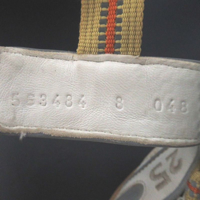 Gucci Mesh Velcro Sandals 563484 8 Size 27cm (10.63in) Beige Men's Used